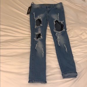 Bamboo Ripped Jeans/Jeggings